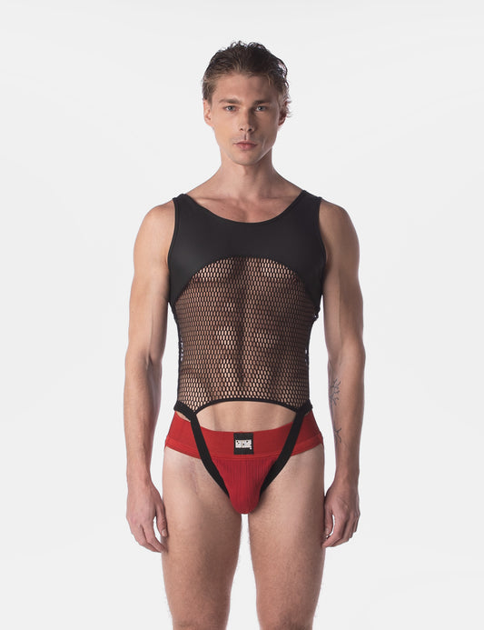 Barcode Berlin: Mesh Lace Bodysuit Notin