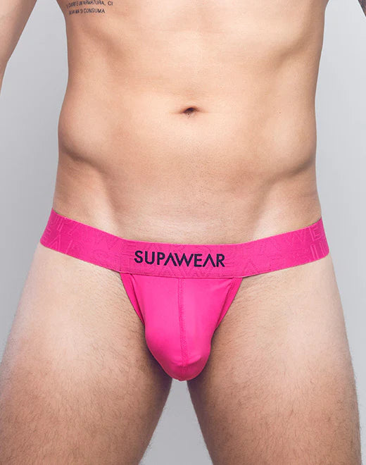 SUPAWEAR: Neon Thong Underwear - Neon Pink