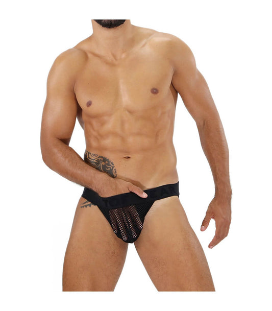 TOF - Paris: Bulge Mesh Jockstrap Black