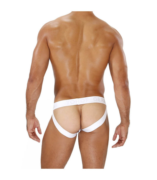 TOF Paris: Bulge Mesh Jockstrap White