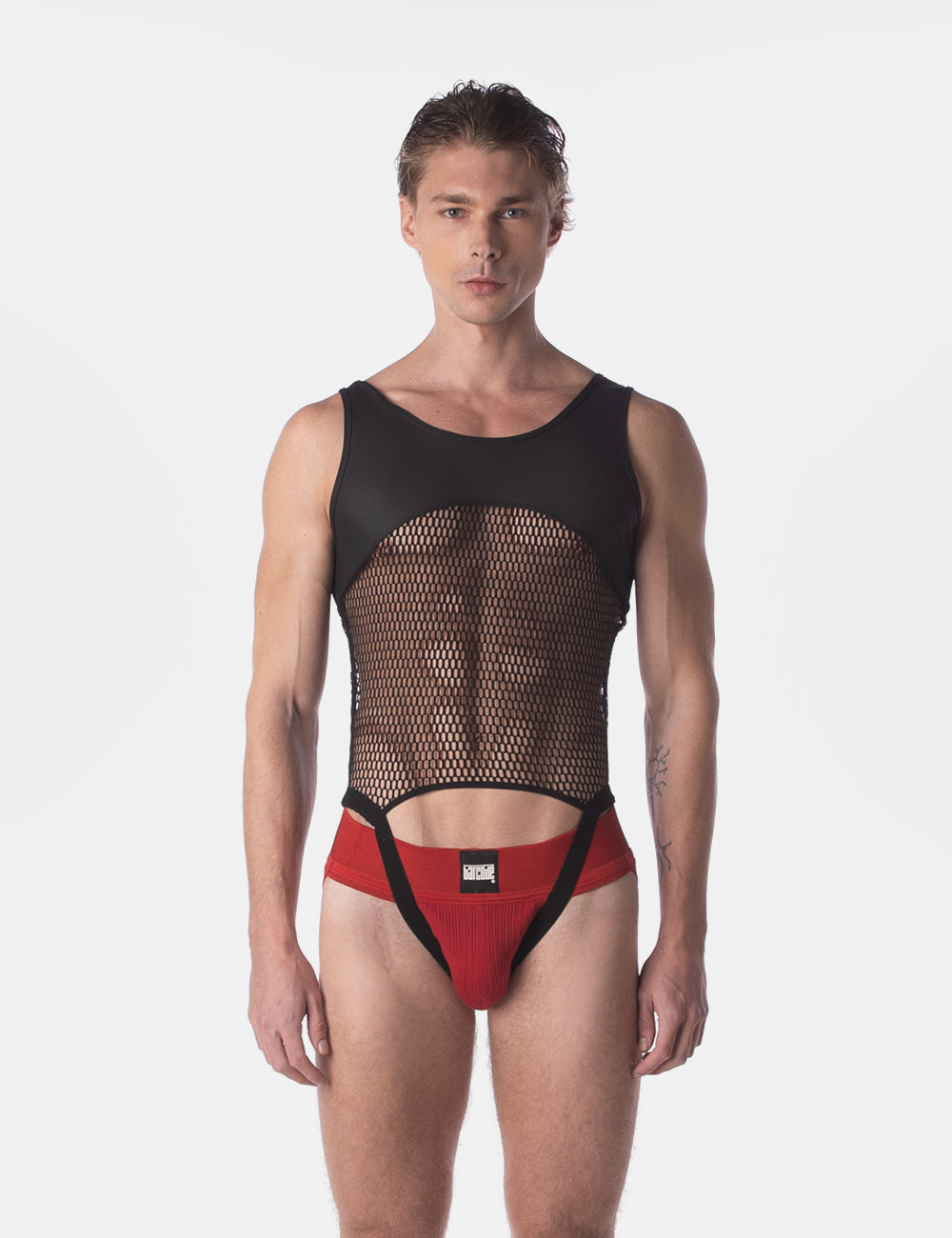 Barcode Berlin: Mesh Lace Bodysuit Notin