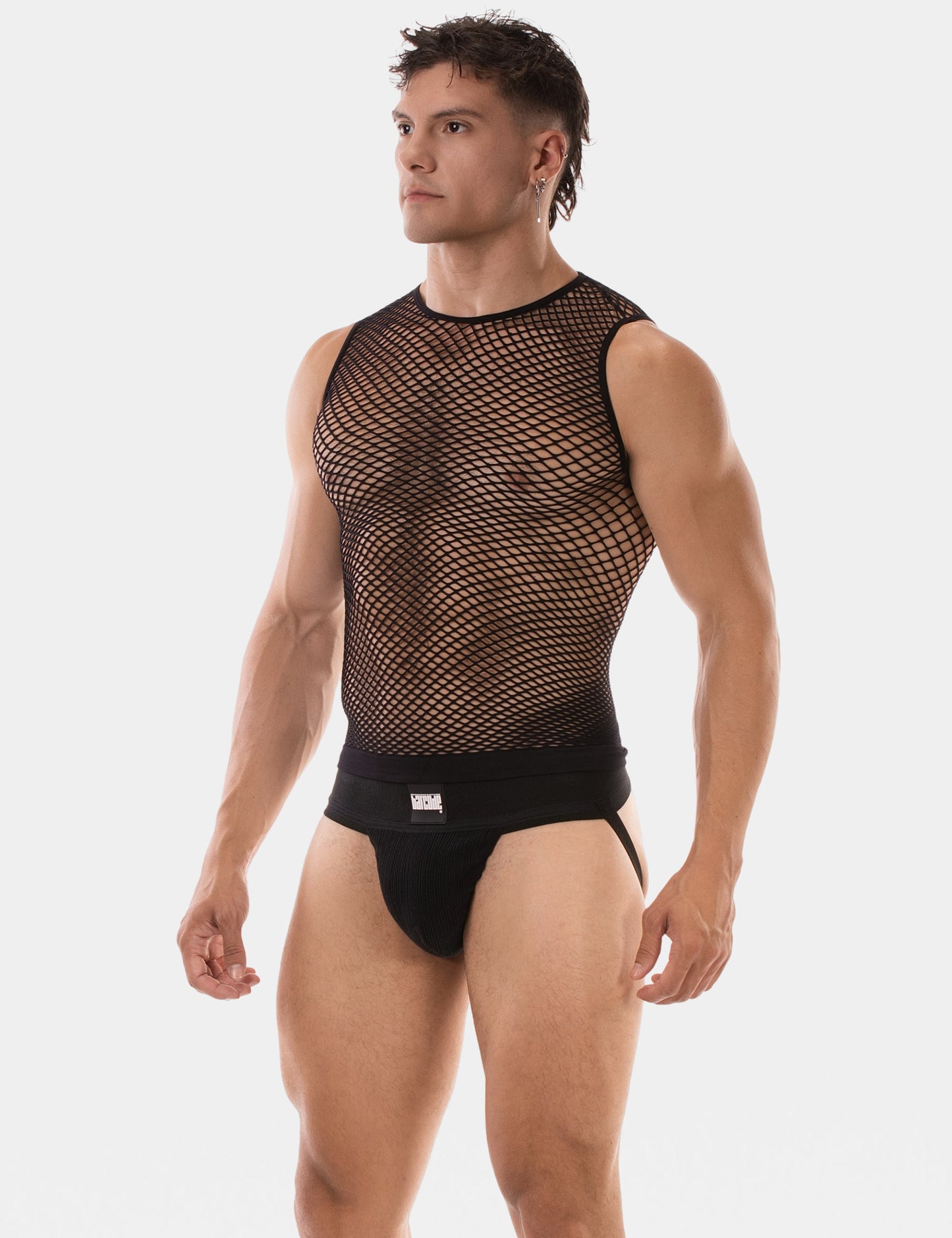 Barcode Berlin: Fishnet Tank Stefano Black