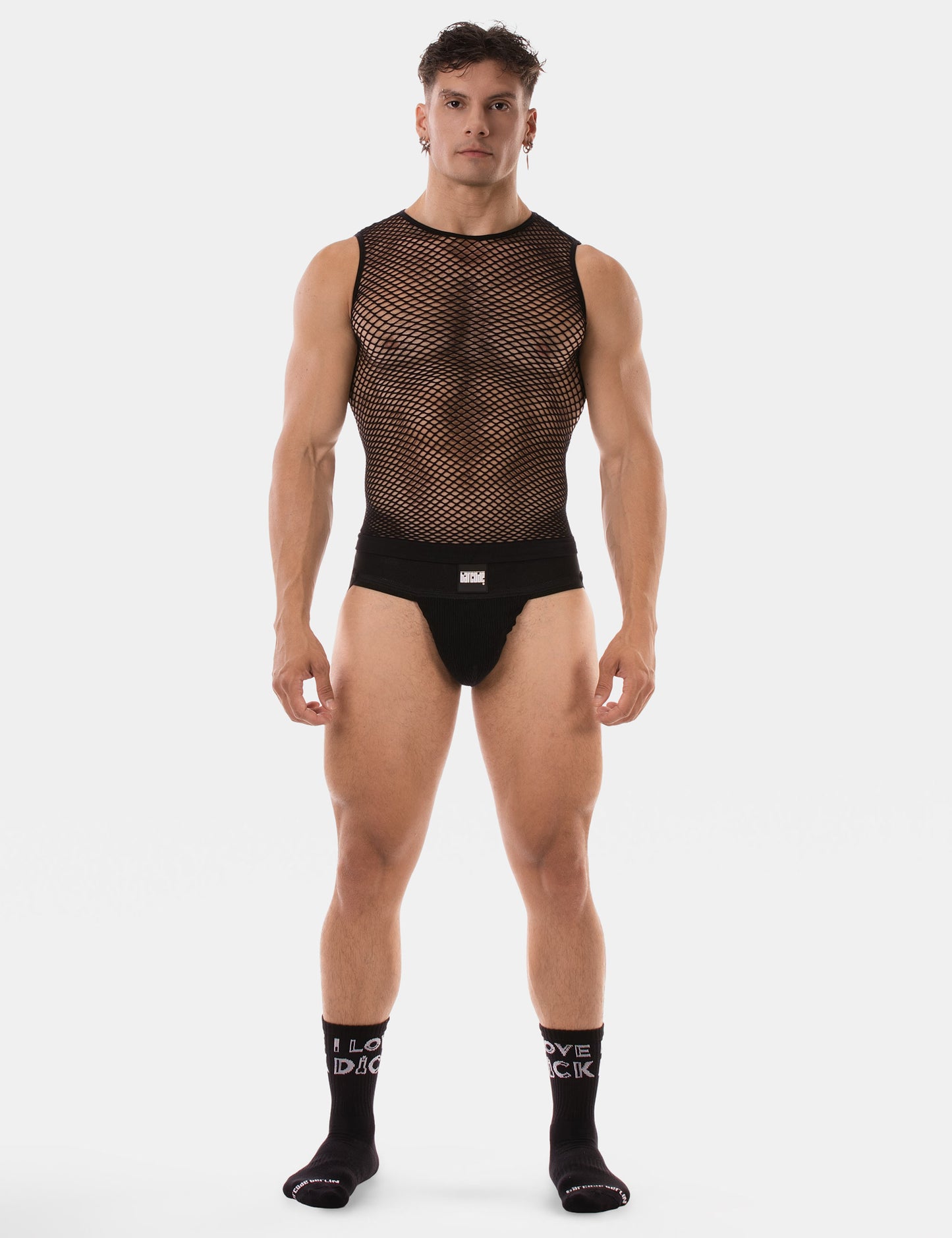 Barcode Berlin: Fishnet Tank Stefano Black