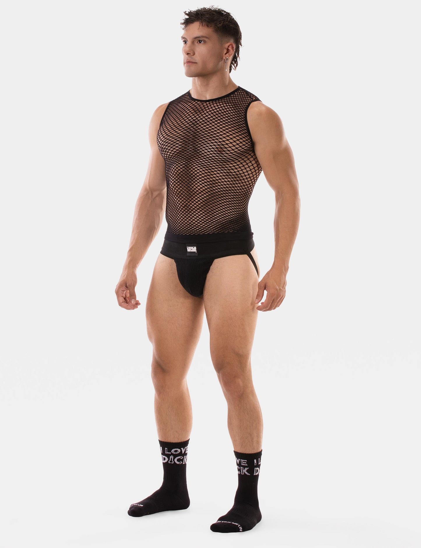 Barcode Berlin: Fishnet Tank Stefano Black