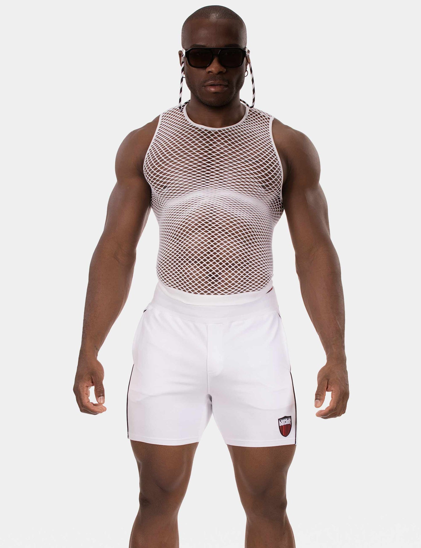 Barcode Berlin: Fishnet Tank Stefano White