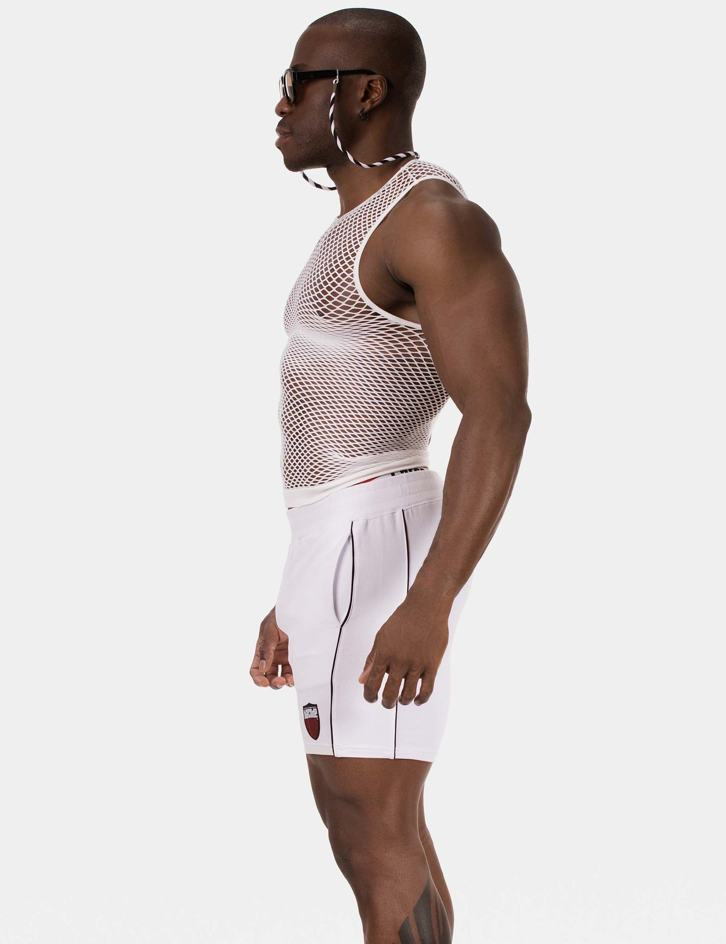Barcode Berlin: Fishnet Tank Stefano White