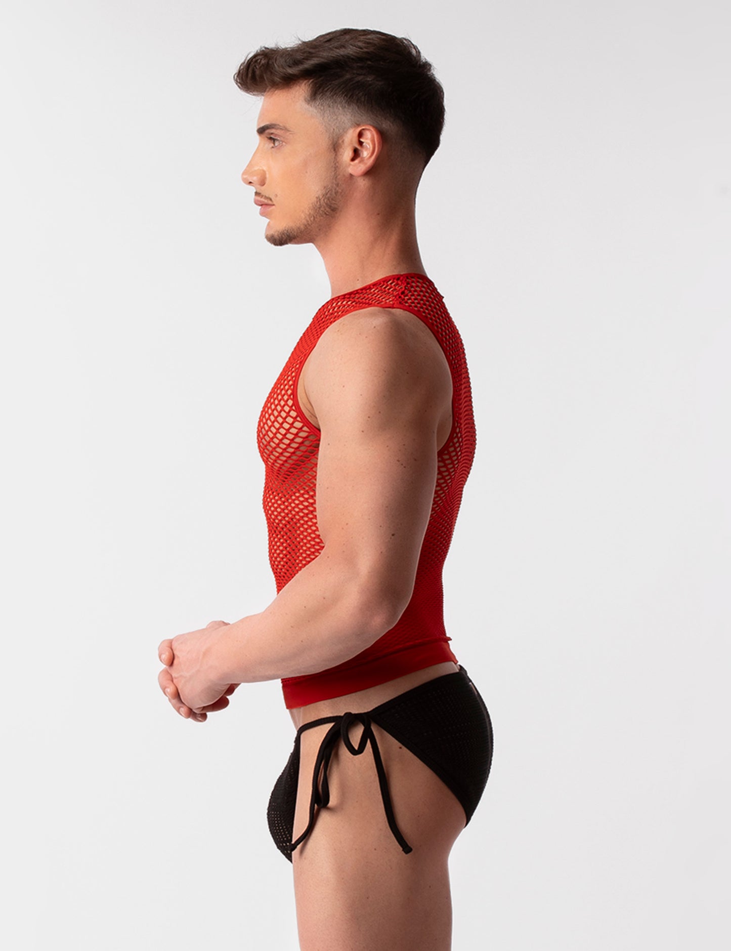 Barcode Berlin: Fishnet Tank Stefano Red