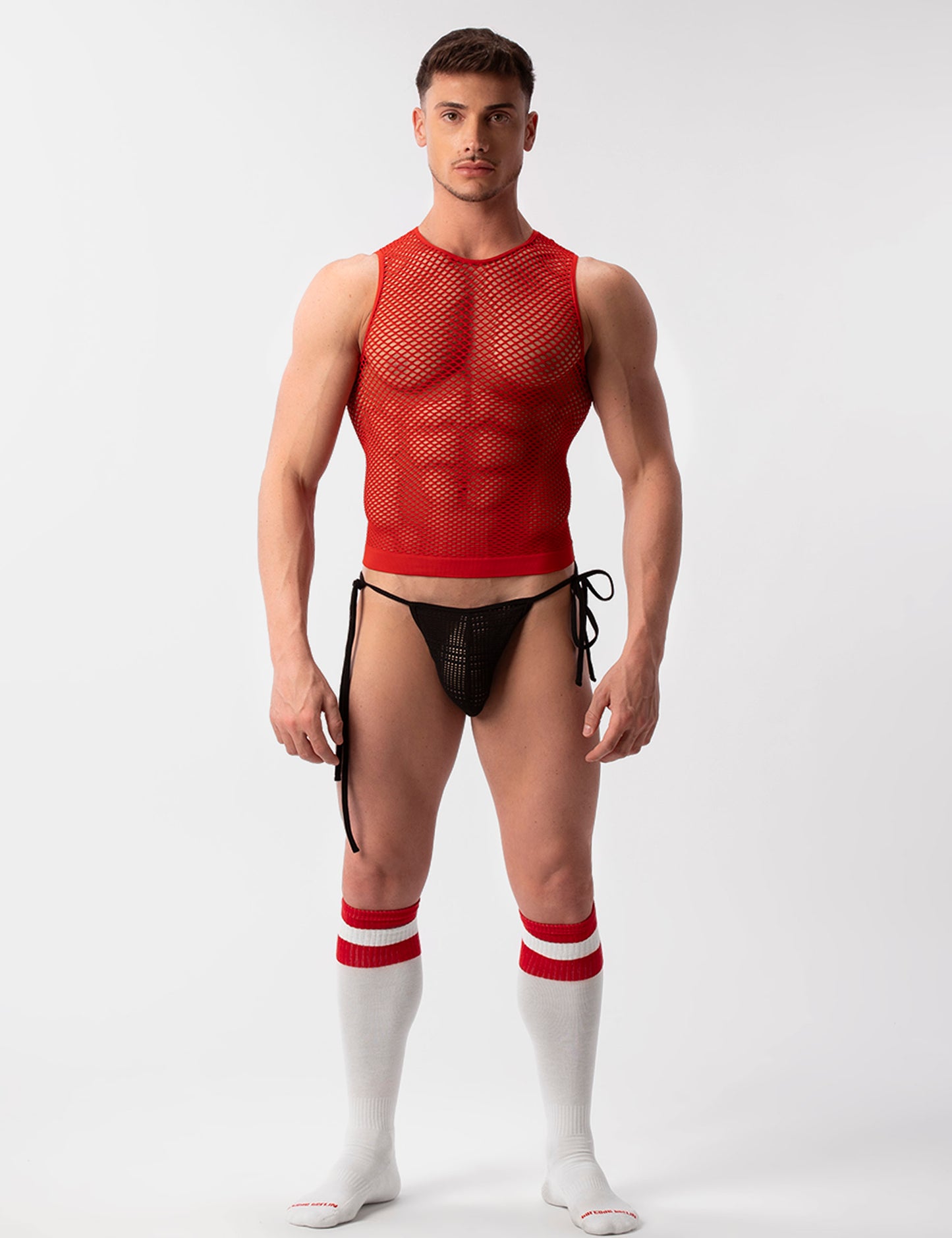 Barcode Berlin: Fishnet Tank Stefano Red