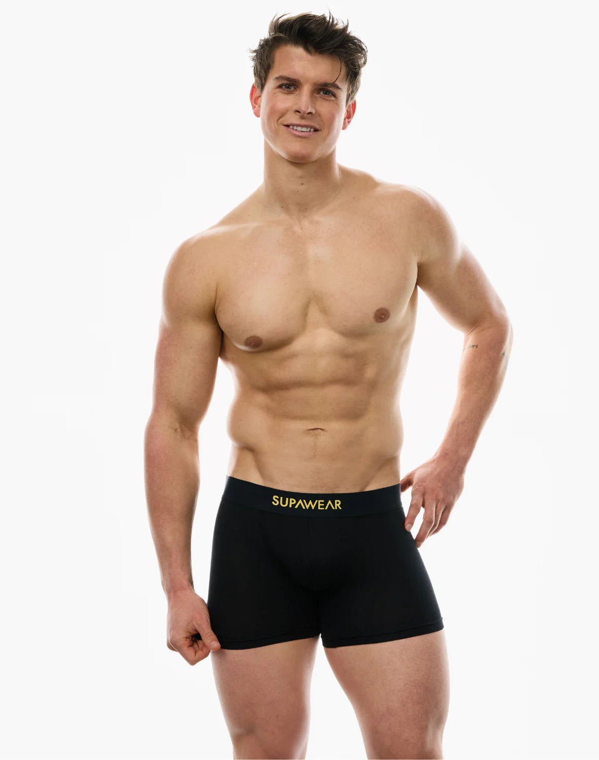 SUPAWEAR: Just Supa Trunk Underwear - Black