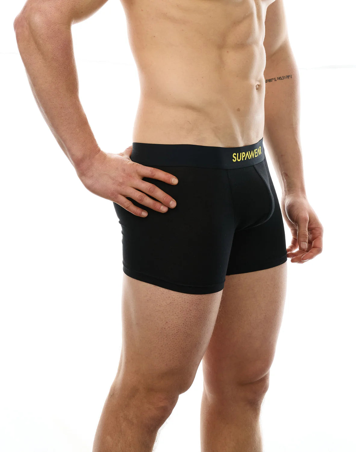SUPAWEAR: Just Supa Trunk Underwear - Black