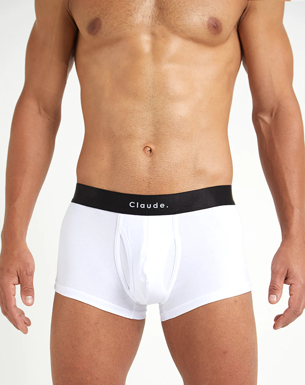Project Claude: Classic Boxer Brief - White