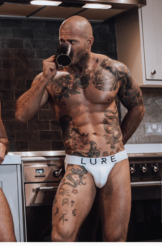 Lure: White Jockstrap