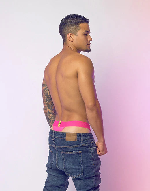 SUPAWEAR: Neon Thong Underwear - Neon Pink