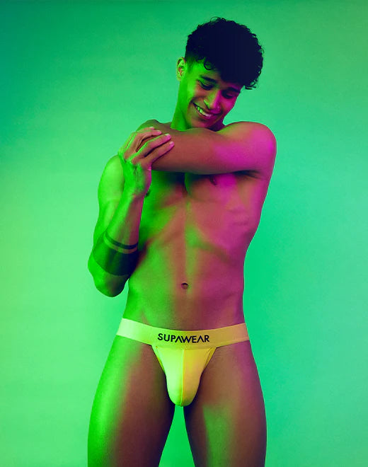 SUPAWEAR: Neon Jockstrap Underwear - Cyber Lime