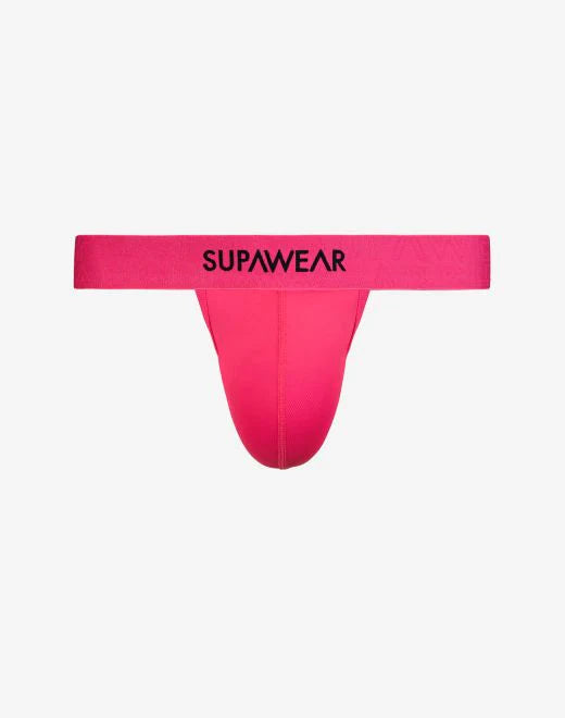 SUPAWEAR: Neon Thong Underwear - Neon Pink