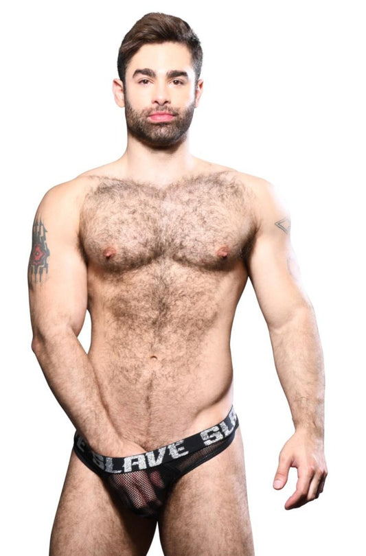 Andrew Christian: Slave Net Thong w/ Almost Naked