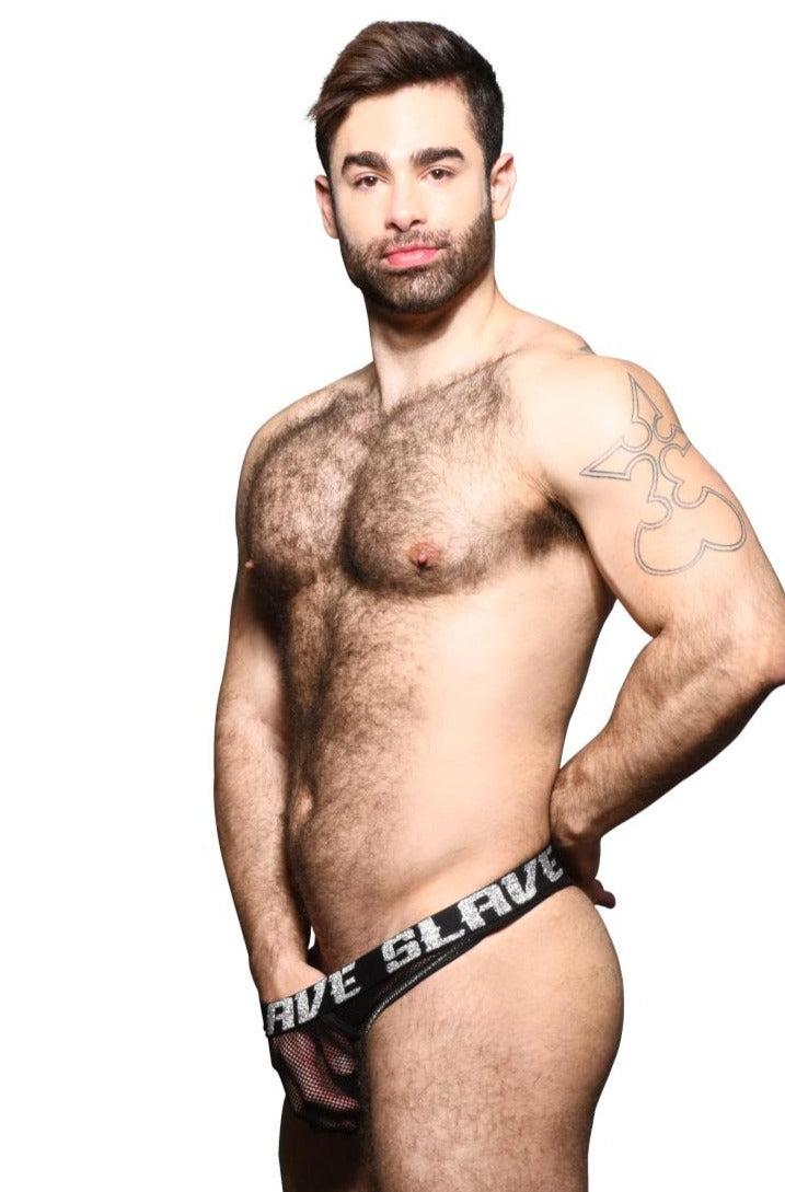 Andrew Christian: Slave Net Thong w/ Almost Naked