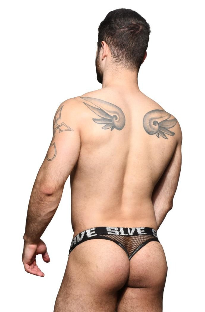 Andrew Christian: Slave Net Thong w/ Almost Naked